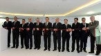 Açılış törenine, Başbakan Yardımcısı Ali Babacan'ın yanısıra Türkiye İhracatçılar Meclisi (TİM) Başkanı Mehmet Büyükekşi ve Türk Eximbank Genel Müdürü Hayrettin Kaplan da katıldılar (Foto: Metin Pala / AA)