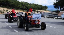 İzmir'de Traktörlü 2B Eylemi