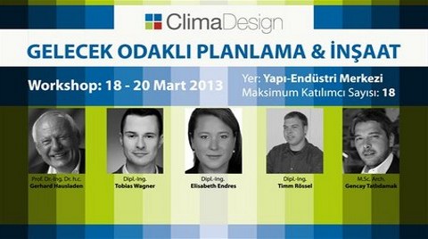 Profesyoneller ClimaDesign Workshop’ta Buluşacak 