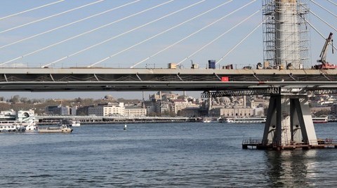 Haliç Metro Geçiş Köprüsü; Bitti Bitecek…