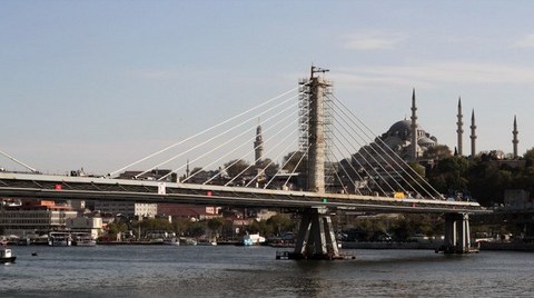 Haliç Metro Geçiş Köprüsü; Bitti Bitecek…