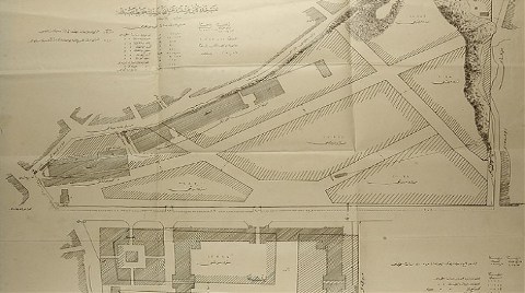 Topçu Kışlası'na Ait Eski Plan Bulundu