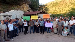 Tunceli'de Gole Çetu Protestosu