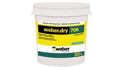 Çevre Dostu Su Yalıtım Malzemesi weber.dry 706 