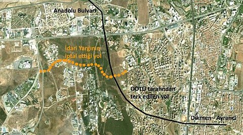 ODTÜ Yolu'na Berfo Ana’dan 5 Metre