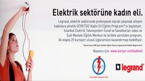 Legrand ile Elektriğe Kadın Eli Değecek