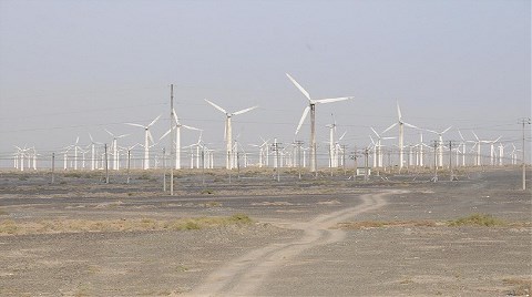 Çeşme'de Rüzgar Santraline Karşı Eylem Yaptılar