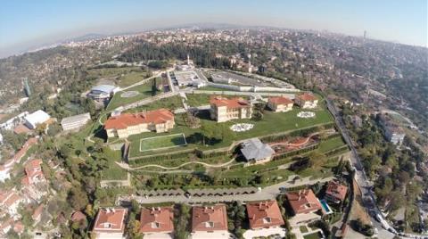 Vahdettin Köşkü’ndeki Restorasyon Çalışmaları Havadan Görüntülendi