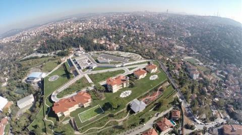 Vahdettin Köşkü’ndeki Restorasyon Çalışmaları Havadan Görüntülendi