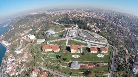 Vahdettin Köşkü’ndeki Restorasyon Çalışmaları Havadan Görüntülendi