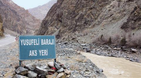 Yusufeli Barajı'nın İnşaatı Devam Ediyor