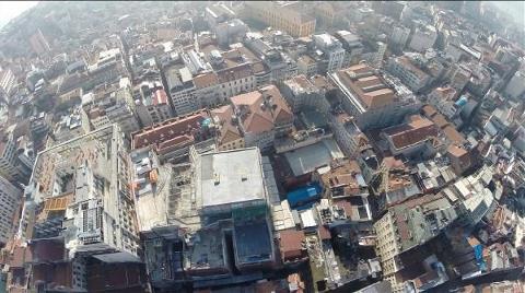 İşte Emek'in Yerinde Yükselen İnşaatın Havadan Görüntüsü