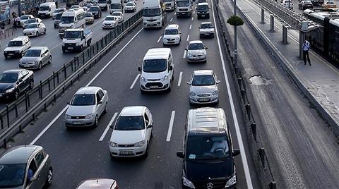 Trafiğe Çıkan Yeni Araç Sayısı 1 Yılda 1 Milyon Arttı