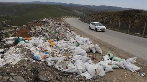 Eymir Sınırına Moloz Tehdidi