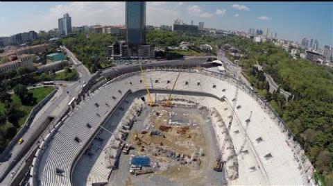 İşte Beşiktaş'ın Yeni Stadının Son Görüntüleri!