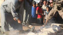 IŞİD Palmira'da Heykelleri Parçaladı
