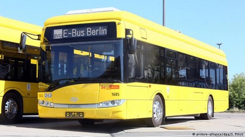 Berlin'e 'Kokmayan' Elektrikli Otobüs