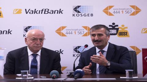 KOSGEB ve Vakıfbank'tan KOBİ’ler için İşbirliği