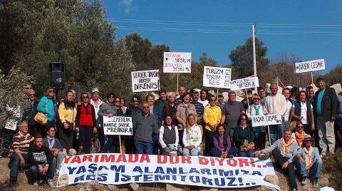 Çeşme’deki Kaçak RES’lere Durdurma