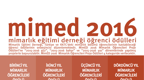 MimED2016 Mimarlık Öğrencileri Proje Ödülleri