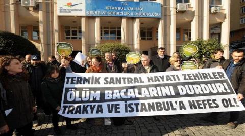 Kuzey Ormanları Savunması'ndan Termik Santral Protestosu