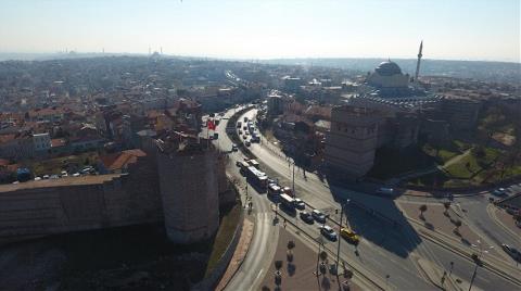 İstanbul'un Surlarının Bakımsızlığını Bir de Havadan Görün!