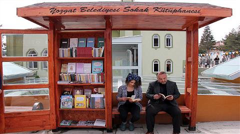 Yozgat'ta 'Sokak Kütüphaneleri' Oluşturuldu