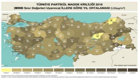 İşte Türkiye'nin Hava Kirliliği Raporu