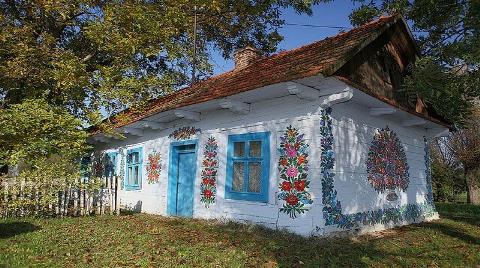 Polonya'da Çiçek Desenli Köy