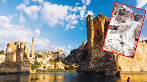 Hasankeyf'te 'Riskli' Yıkım