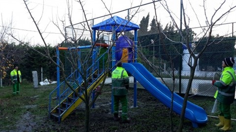 Büyükçekmece’nin Park ve Bahçelerine Bakım