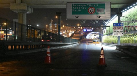 Avrasya Tüneli'nde Bakım Çalışması