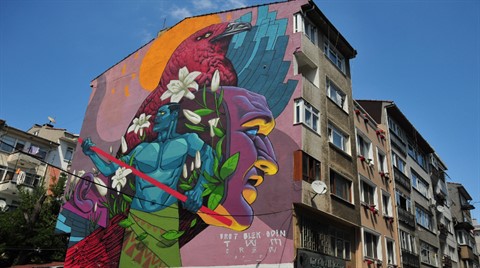 Kadıköy'ün Duvarları Mural Festivaliyle Renkleniyor