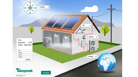 Baymak PV Hesaplama Aracı