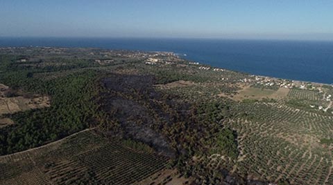 Çanakkale’nin Yanan Ciğerleri Havadan Görüntülendi