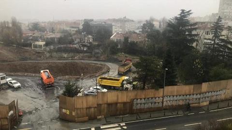 Etiler Polis Okulu Arazisinde Ağaç Kesimi Başladı