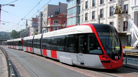 Eyüp-Bayrampaşa Tramvay Hattı İçin Düğmeye Basıldı