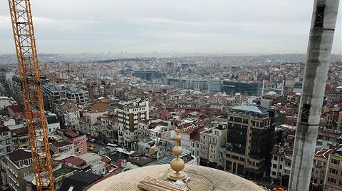 Taksim Camisi'nin Alemi Yerleştirildi