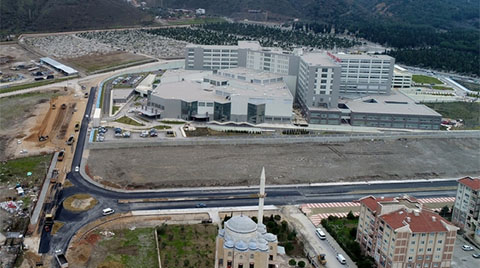 Manisa Şehir Hastanesi Yolunda Çalışmalar Sürüyor