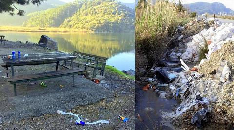 Dalyan İztuzu Yolu Çöplüğe Döndü