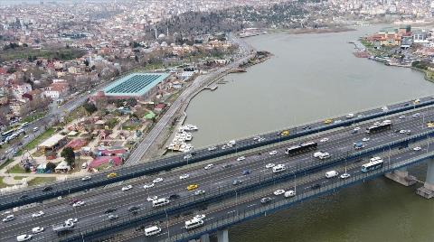 Eminönü-Alibeyköy Tramvay Hattı Havadan Görüntülendi