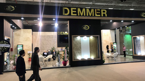 Demmer Mermer, Marble İzmir Fuarı'ndaydı