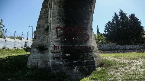 Mimar Sinan Tarafından Yapılan Su Kemerinin Dibinde Ateş Yaktılar