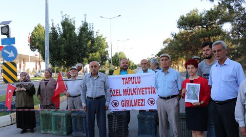 Pamukkale Yolunu Trafiğe Kapattılar