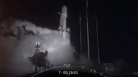 Dünyanın En Güçlü Ticari Roketi Falcon Heavy Üçüncü Kez Fırlatıldı