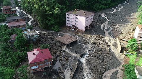 Araklı'daki Selde 11 Bina Yıkıldı, 14'ü de Ağır Hasar Gördü