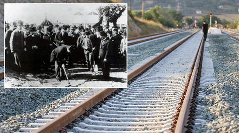 İlk Kazmayı Atatürk'ün Vurduğu Yenilenen Demiryolu Hattı Açılıyor