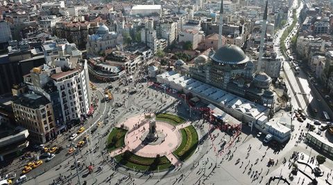 Taksim Meydanı'nda Yaza İnşaat Başlıyor