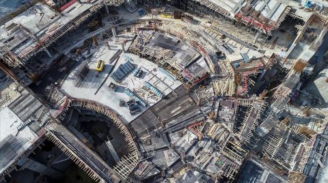 Yeni AKM'nin Kaba İnşaatının Yüzde 60'ı Tamamlandı