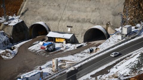 Eğribel Tünelinde İkmal İnşaatına Başlandı